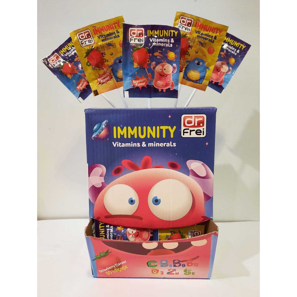 Kẹo Mút Vitamins Tổng Hợp & Canxi Cho Trẻ Em Dr.Frei | BigBuy360 - bigbuy360.vn