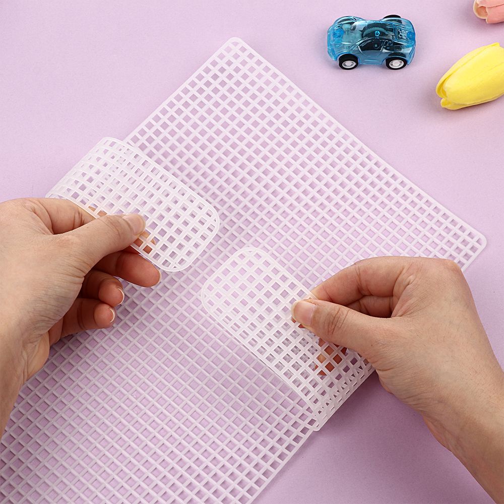 COZEE Knitting Assistant Grid Plate White Woven Material Knitted Piece Accessories Assistant DIY Variety for Weaving Bags