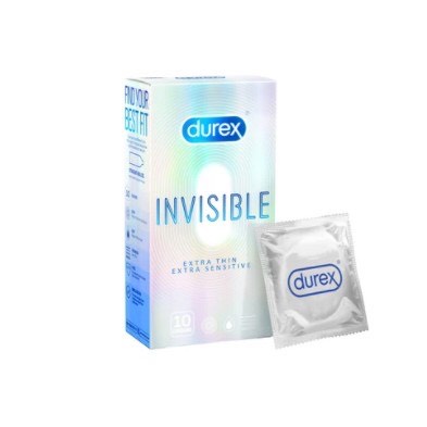 Bao Cao Su Durex Invisible Siêu Mỏng, BCS Kéo Dài Thời Gian Quan Hệ, Chống Xuất Tinh Sớm