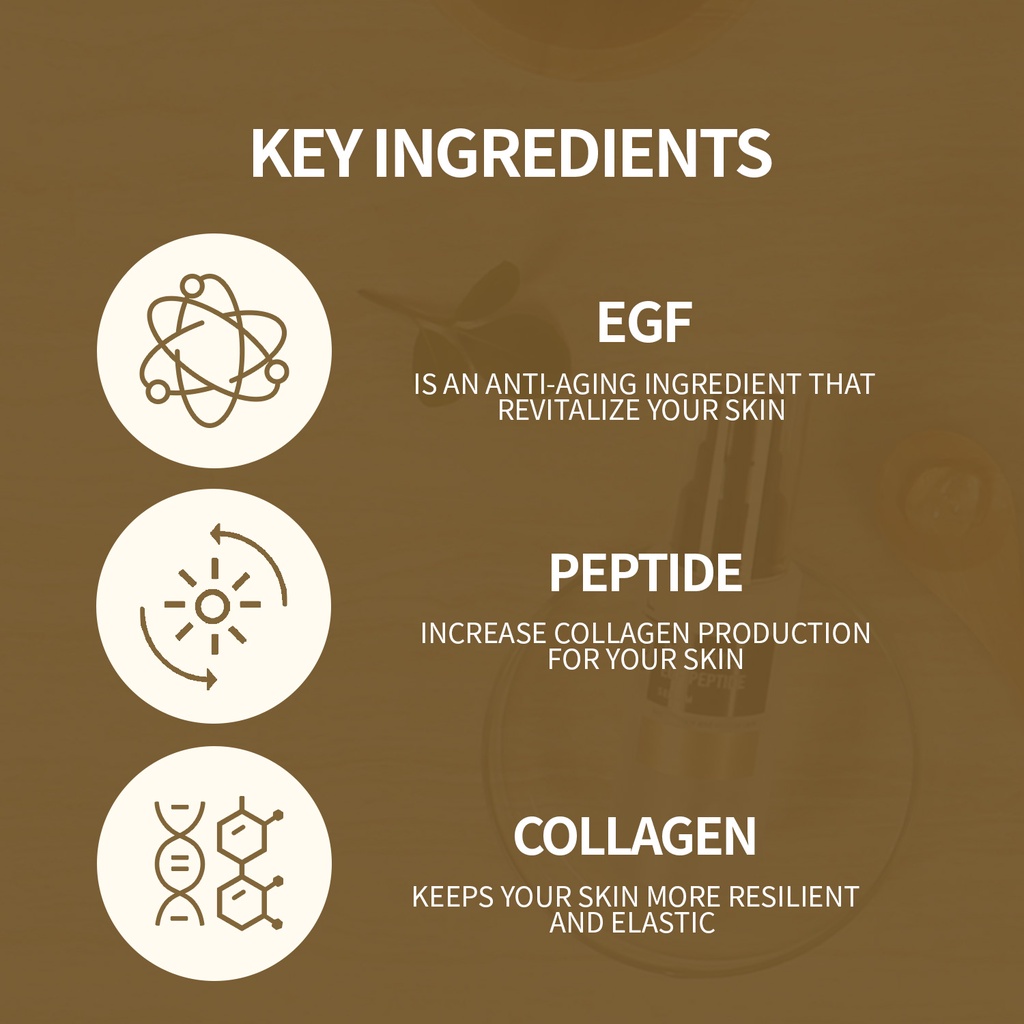 Serum Peptide EGF Chăm Sóc Da Dung Tích 50ml