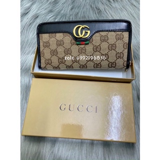 ❤️𝙁𝙍𝙀𝙀𝙎𝙃𝙄𝙋❤️ ví nữ dài cầm tay GC có dây đeo tiện lợi shop luxury tuyển sỉ toàn quốc