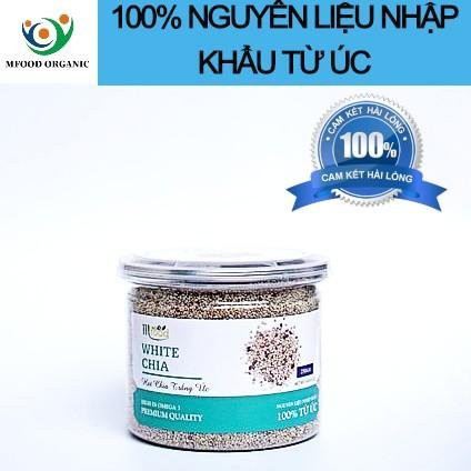 Hạt Chia Trắng Hũ 250gr - Thương Hiệu MFOOD