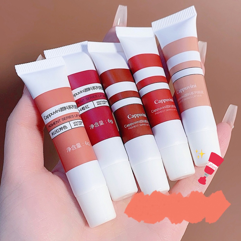 Set 6 Thỏi Son Kem Lì Đa Năng Chống Nước Lâu Trôi