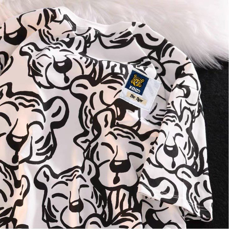 Áo Thun K.Z Cổ Tròn Hàng VNXK Chất Thun Cotton 4 Chiều Mềm Mịn