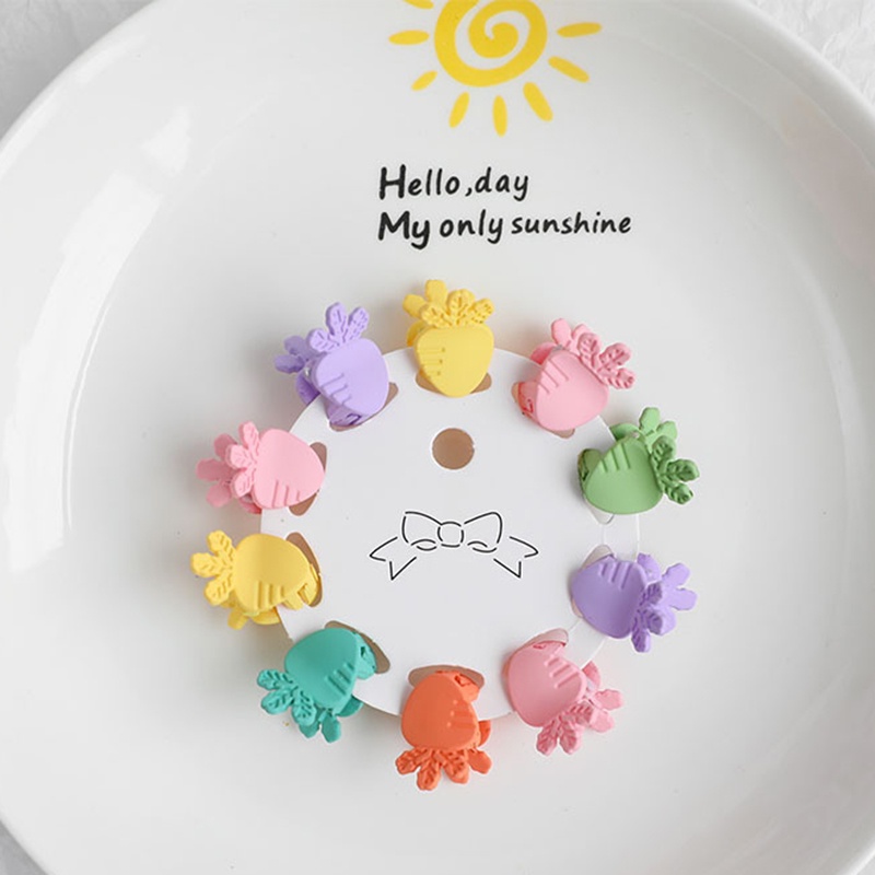 [Hàng mới về] Set 10 kẹp tóc mini xinh xắn cho bé gái
