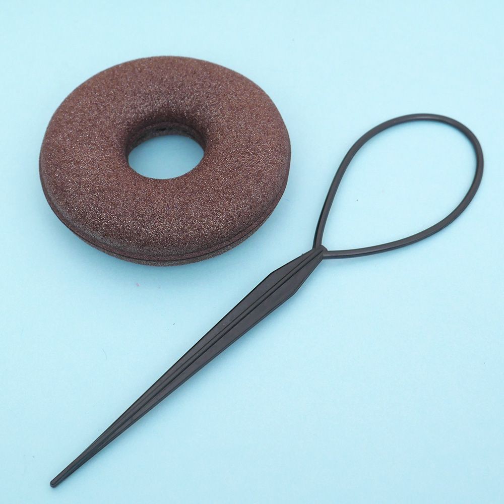 Mút hình tròn tạo tóc kiểu công chúa