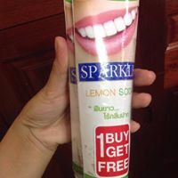 Kem đánh răng siêu trắng SPARKLE lemon soda Thái Lan