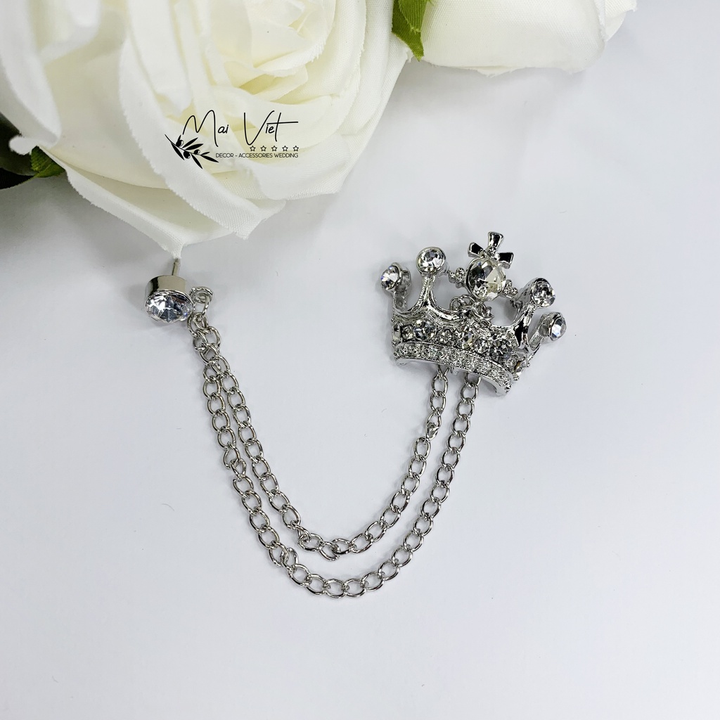 Ghim cài áo vest thời trang, pin cài vest, tag cài áo sơ mi.