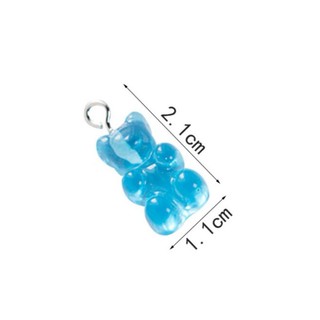 10 charm gummy bear size nhỏ