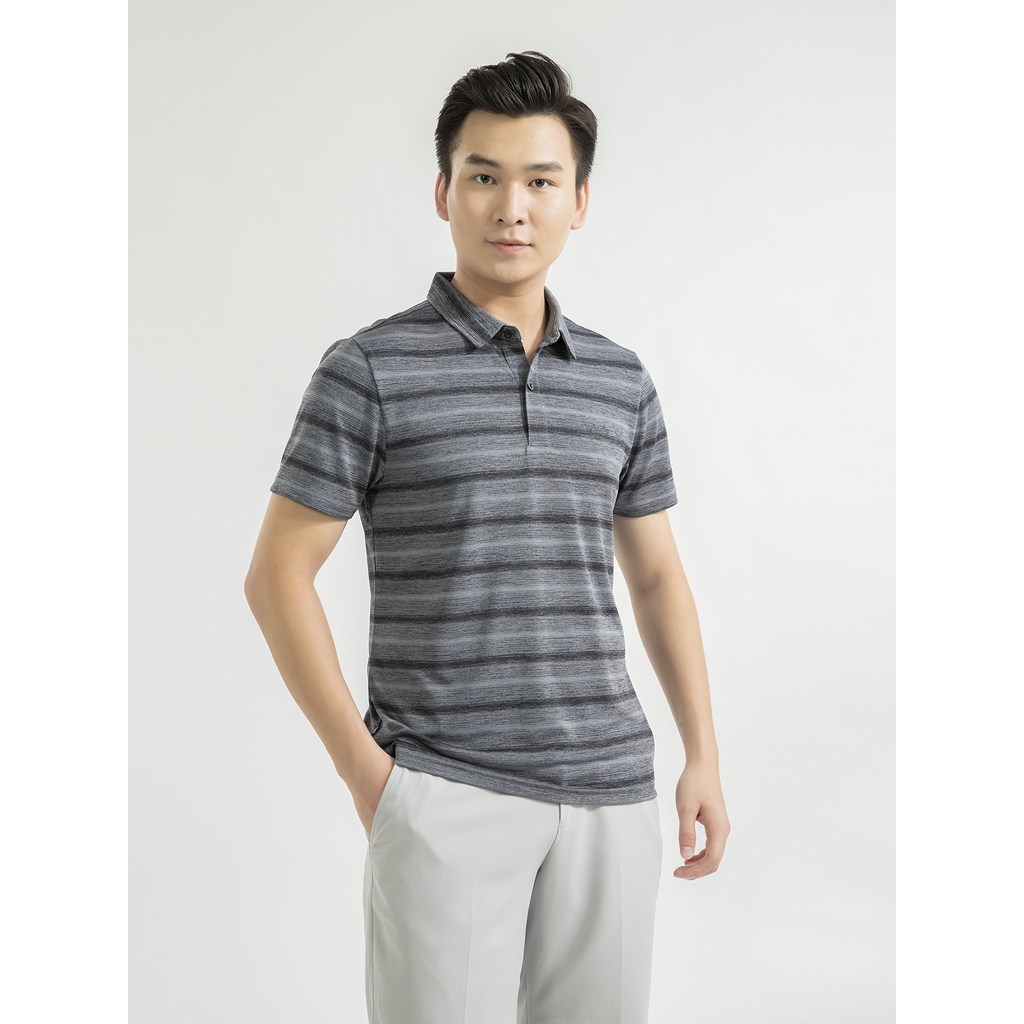 Áo polo nam ngắn tay ARISTINO dáng suông, mặt vải mềm nhẹ, thoáng khí, thấm hút tốt - APS016S2