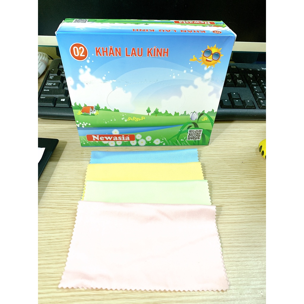 khăn lau kính mắt Newasia hàng loại 1 siêu mềm mịn(được chọn màu)