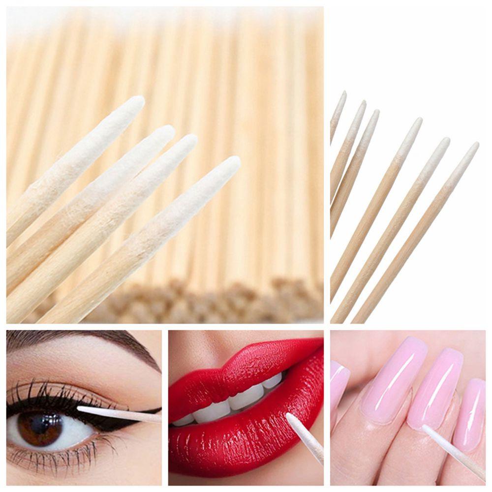 Hộp 100 / 300 Tăm Bông Cotton Dùng Một Lần Đa Ứng Dụng