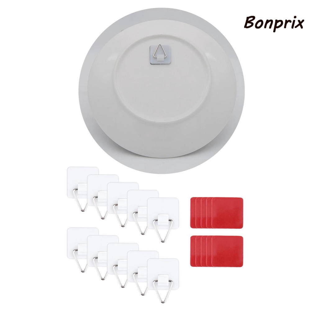 Set 10 Giá Đỡ Đĩa Dán Tường Tàng Hình Tiện Dụng