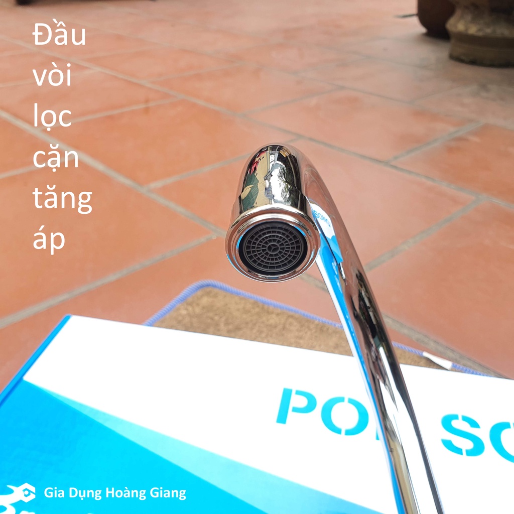 Vòi rửa bát nóng lạnh PopSong VR6001 - Bảo hành 3 năm