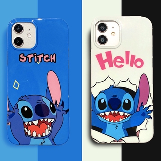 Ốp Lưng Họa Tiết Hoạt Hình Stitch Dễ Thương Cho Apple Iphone 11 12 Pro 12pro Max 12mini 7 8 Plus X Xs Max Xr