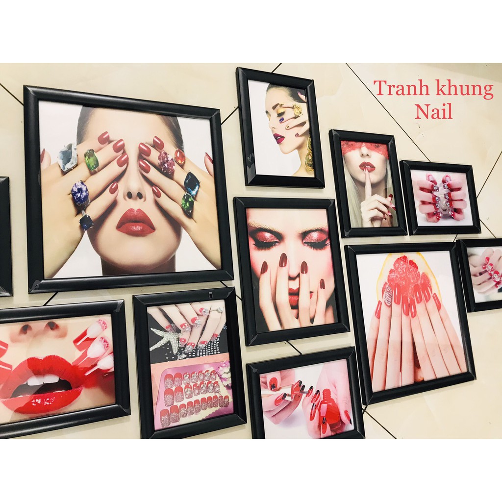 KHUNG ẢNH NAIL TRANH NAIL TREO TƯỜNG SIÊU ĐẸP GIÁ XƯỞNG SEONAIL3 ÁNH DƯƠNG | BigBuy360 - bigbuy360.vn