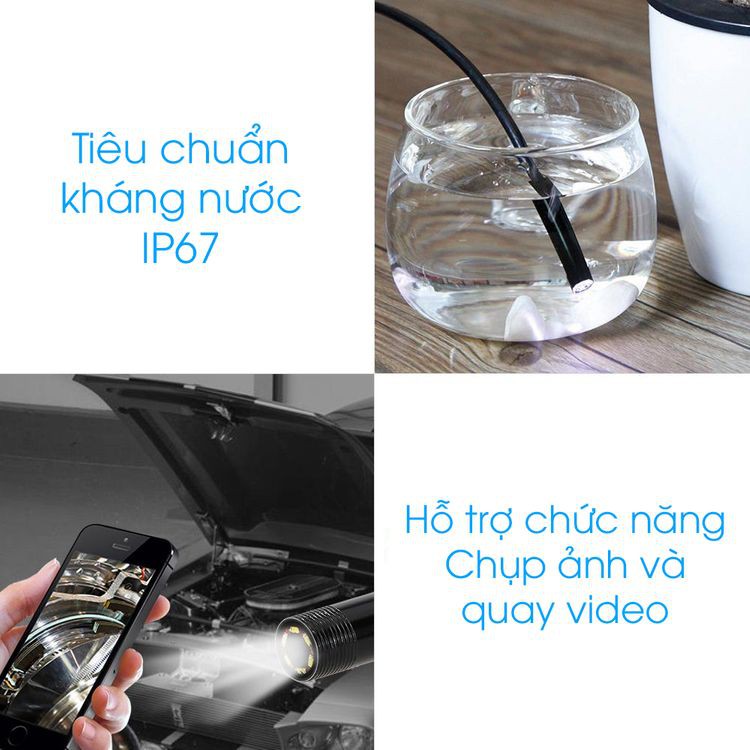 [ Camera Mini ] Camera Nội Soi Chống Nước 3 Trong 1 Cổng Usb 7mm | BigBuy360 - bigbuy360.vn