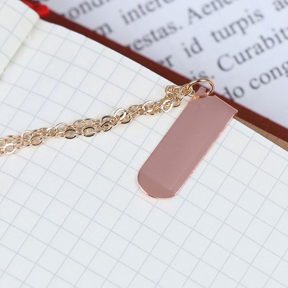 Back2life 1 Cái Kẹp Giấy Đánh Dấu Trang Sách Dây Xích Bằng Hợp Kim Đánh Dấu Trang Sách Dùng Trong Văn Phòng