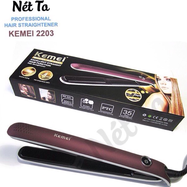 Duỗi kemei [ MÁY LÀM TÓC CAO CẤP]
