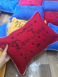 GỐI SATIN IN TÊN RIÊNG
