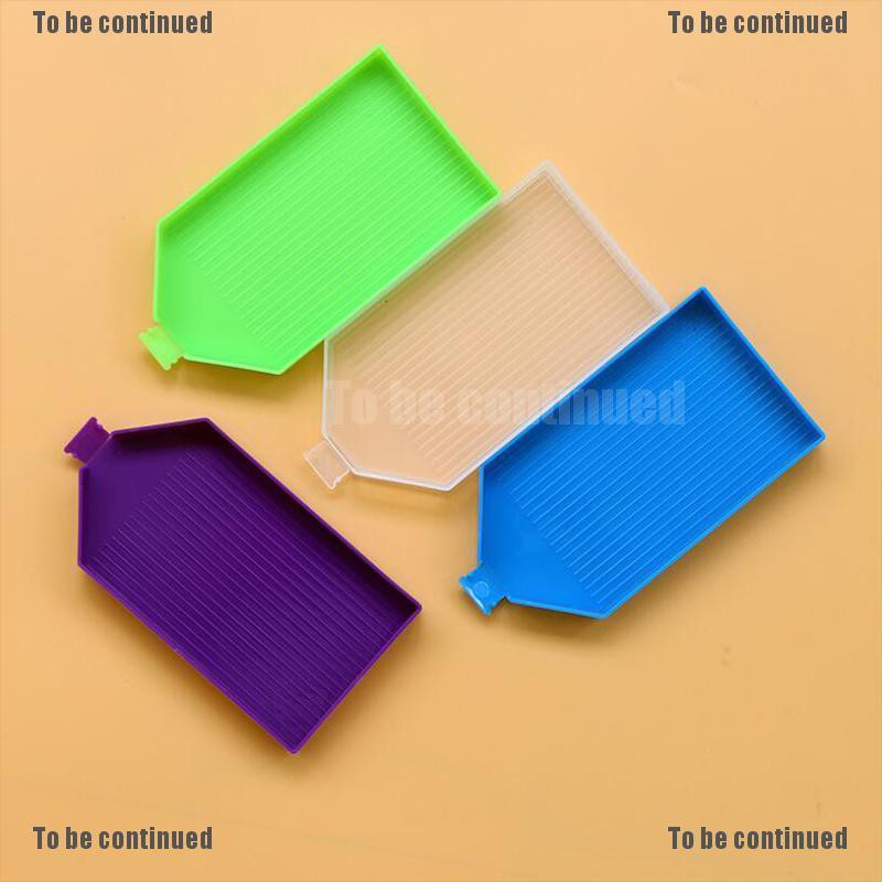 Khay Vuông Đựng Tranh Đính Đá Tiện Lợi