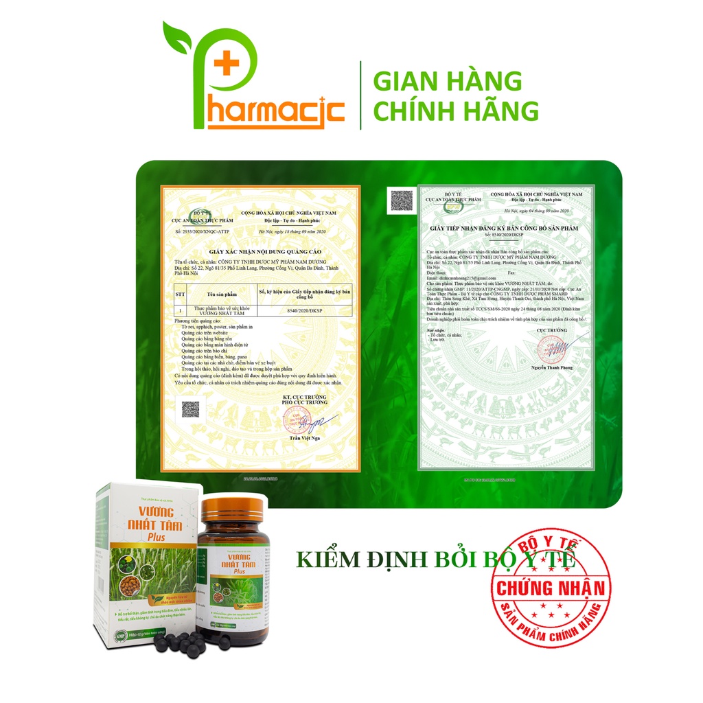 Vương Nhất Tâm Plus Chính Hãng  – Hỗ Trợ Tình Trạng Phì Đại Tuyến Tiền Liệt