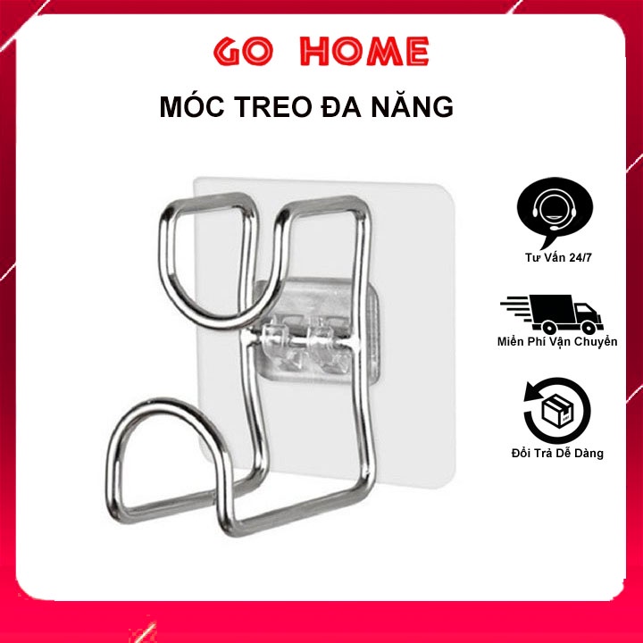 Móc treo đa năng chịu lực tốt đồ gia dụng phòng bếp móc inox 304