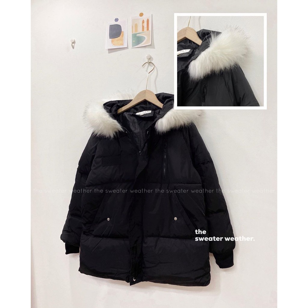 [Mã 2611THTRANG100K hoàn 10% xu đơn 99K] (Ảnh thật) Áo phao béo mũ lông 2 màu the.sweaterweather TSW | BigBuy360 - bigbuy360.vn