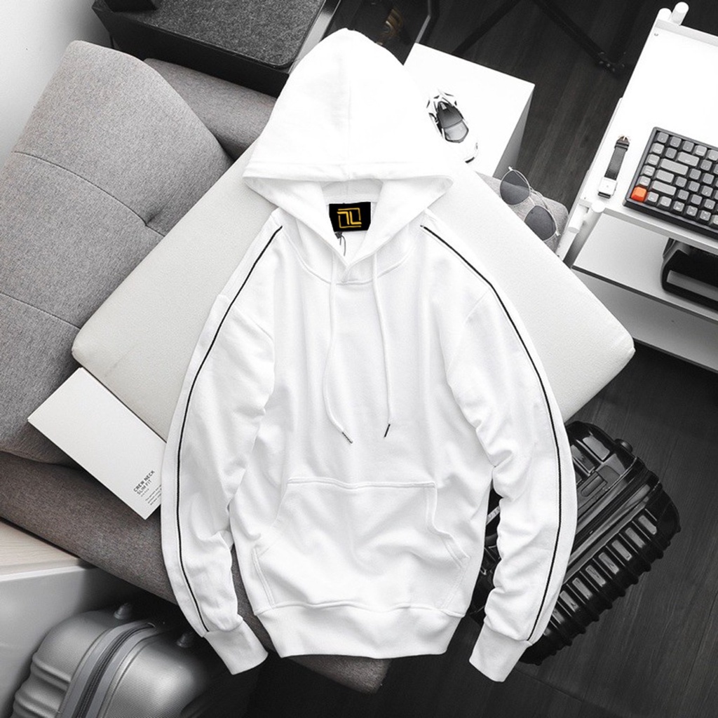 [HÀNG HOT] Áo hoodie - Áo hoodie nam viền tay - Chất vải nỉ đẹp, dáng trẻ trung, mặc thoải mái ấm áp, dễ phối đồ