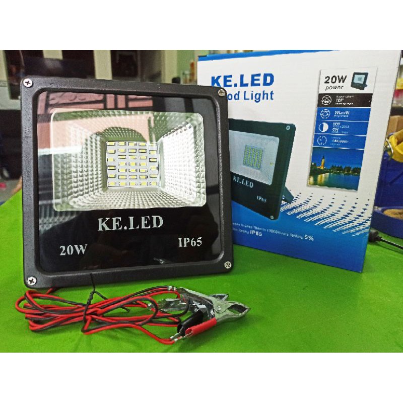 Đèn pha led kẹp bình acquy 20W