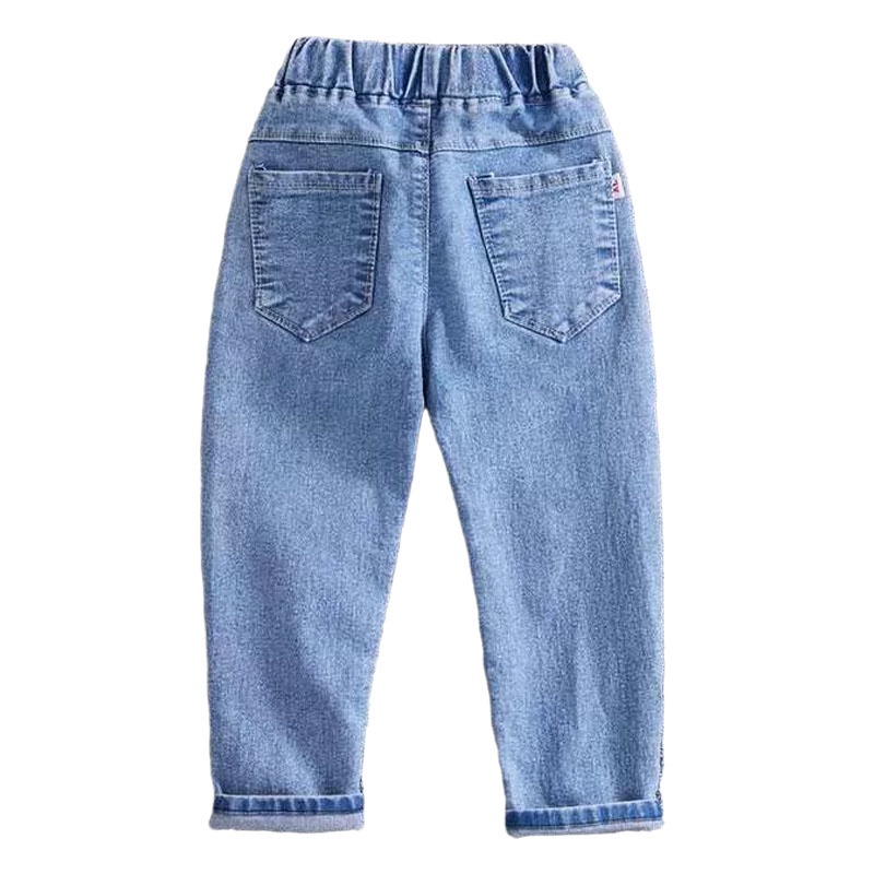 Quần Jean Dài Họa Tiết Hoạt Hình Dành Cho Bé Trai 1-6 Tuổi