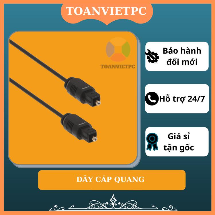 Cáp quang âm thanh 5m toslink optical đen