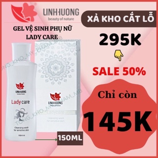 [XẢ KHO NGHỈ BÁN] Gel phụ khoa Lady care Linh Hương se khít làm hồng vùng kín 150ml