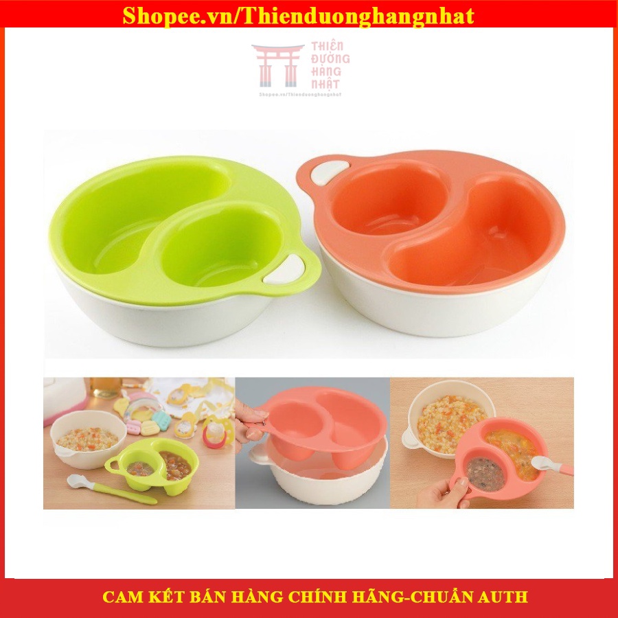 Bát ăn dặm chia ngăn Inomata cho bé ăn dặm - Nhật Bản