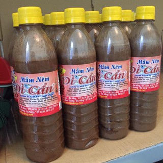 Mắm Nêm Mắm Nêm Dì Cẩn Đà Nẵng Chai 500gr