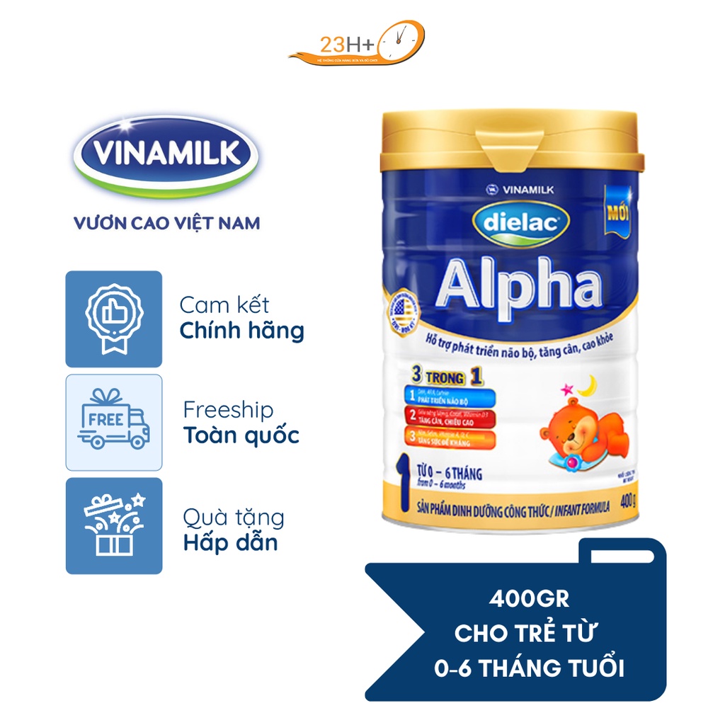 Sữa bột Dielac Alpha 1 400g