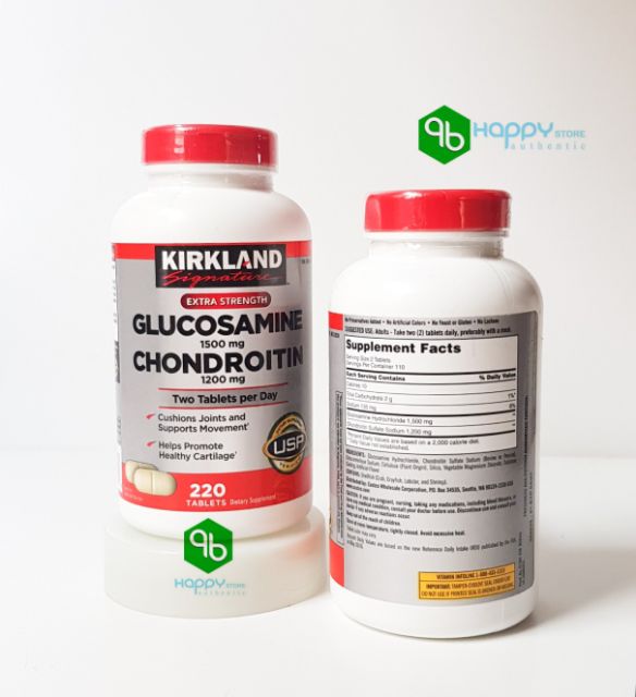 💊 Mẫu Mới - Glucosamine 1500mg & Chondroitin 1200mg 280 Viên, Mỹ 💊💊