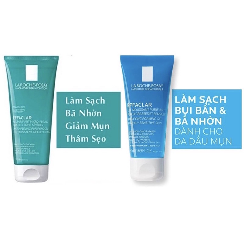 MINI - SỬA RỬA MẶT EFFACLAR CHO DA DẦU, MỤN