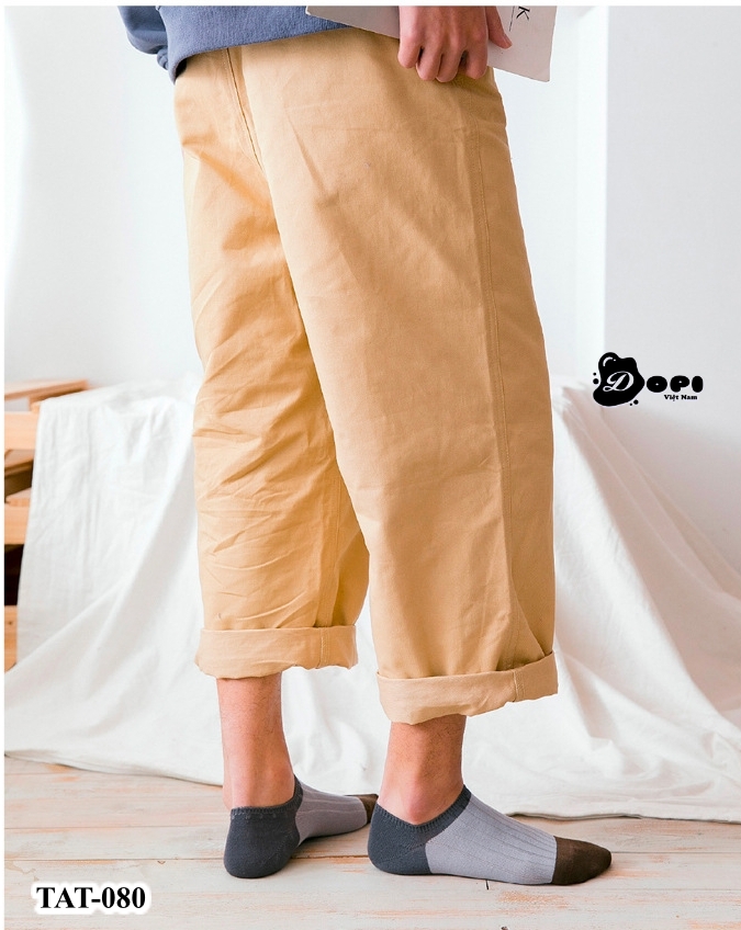 Tất nam cổ ngắn vớ nam cổ ngắn khử mùi kháng khuẩn chống hôi chân SOXLAB TAT-080