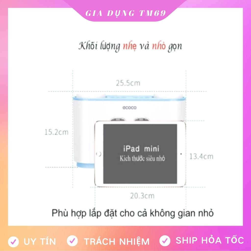 Bộ Nhả Kem Đánh Răng Tự Động, Kệ Để Bàn Chải Đánh Răng Đựng Đồ Phòng Tắm Thông Minh Treo Tường