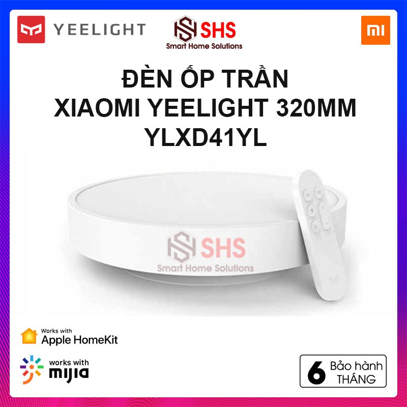 Đèn ốp trần thông minh Xiaomi Yeelight 320mm tuỳ chỉnh màu ánh sáng qua Apple Homekit, SHS Vietnam