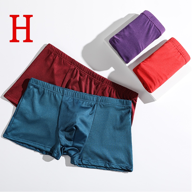 SMY Bộ 4 quần lót boxer mềm mại và thoáng khí cho nam giới