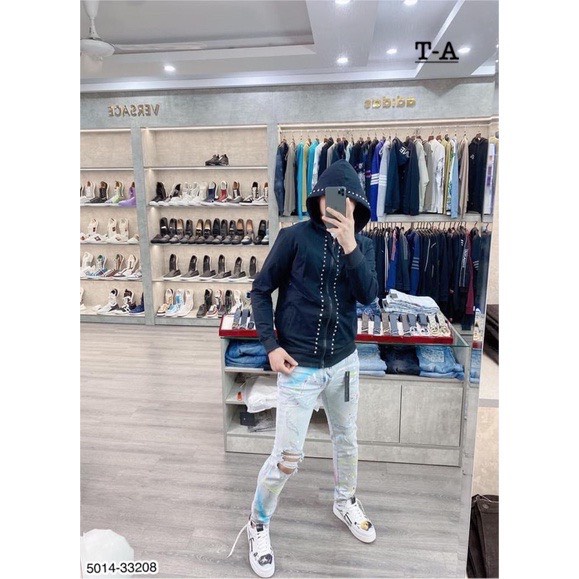 Áo Khoác Đinh Nam Mẫu Mới Nhất Hot Hitt - Áo Khoác Có Mũ Cho Nam Cực Đẹp