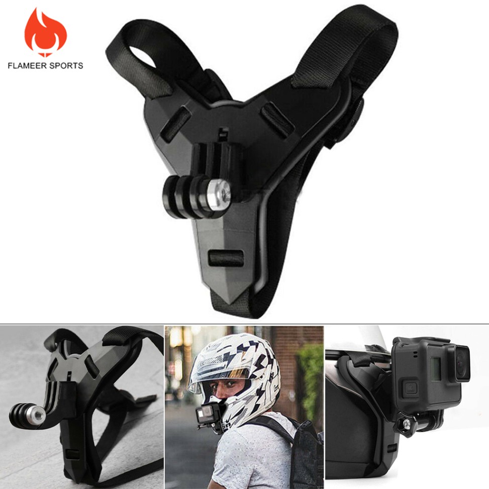 Giá đỡ nhựa gắn cằm mũ bảo hiểm cho camera thể thao GoPro Hero 8/7/6/5