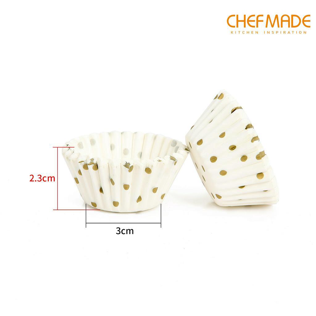 Set 100 giấy lót nướng bánh CHEF MADE WK9299 không mùi tiện dụng