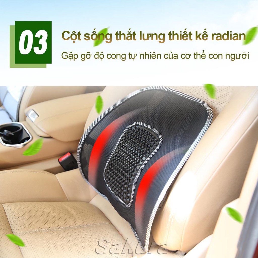 [HCM]38*40*15CM Tấm Lưới Đệm Massage Tựa Lưng Chống Nóng Ô Tô Và Văn Phòng S（Kích thước nhỏ-[AMYKS-S]