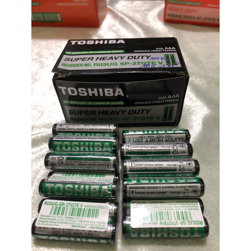 Pin toshiba AAA