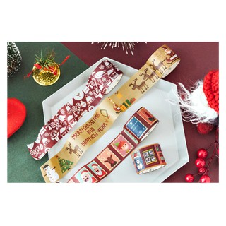 Băng dính trang trí washi tape chủ đề Noel - Giáng Sinh WA001