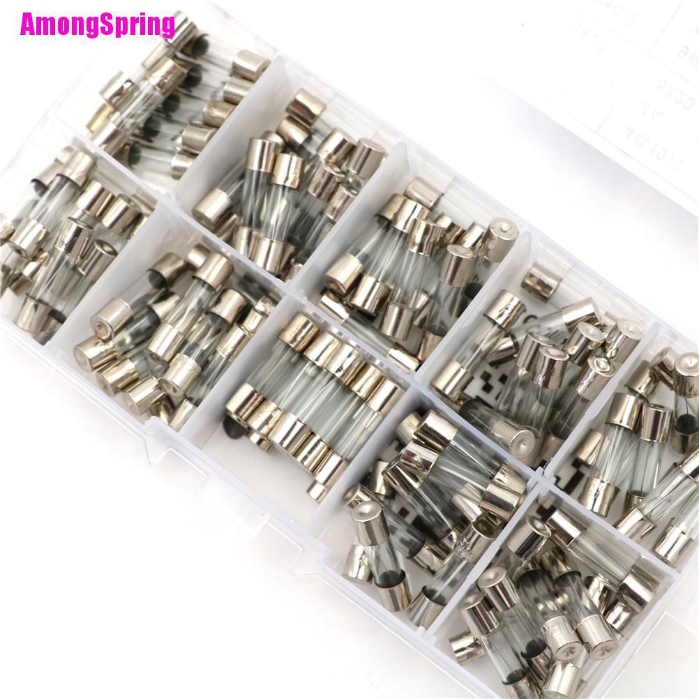 Set 100 Cầu Chì Sứ 5mm X 20mm 1a - 20a 250v