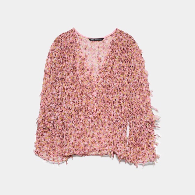 Sơ mi hồng xinh zara auth